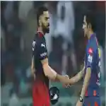 IPL 2023 मैच के बाद विराट कोहली और गौतम गंभीर का झगड़ा, मैच के दौरान लगाया जुर्माना।