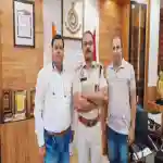 लाइव न्यूज 100 के रिपोर्टरों ने डीसीपी नॉर्थ ईस्ट दिल्ली से की खास मुलाकात।