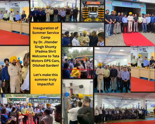 टाटा मोटर्स डीपीएस कार ने शुरू किया समर चेकअप कैंप, पूर्व विधायक जितेंद्र सिंह शंटी ने किया उद्घाटन