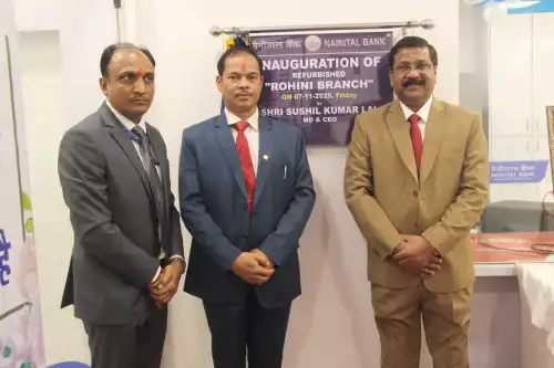 नैनीताल बैंक की नवसुसज्जित रोहिणी शाखा का भव्य उदघाटन