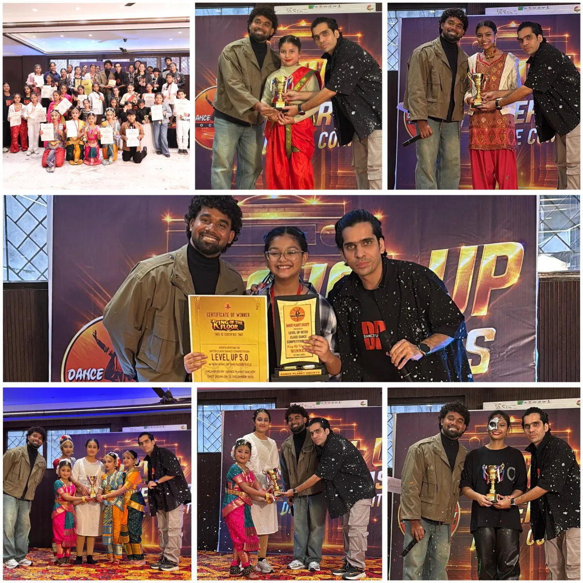 डांस प्लैनेट सोसाइटी द्वारा लेवल अप डांस कॉम्पिटिशन का भव्य आयोजन दिल्ली